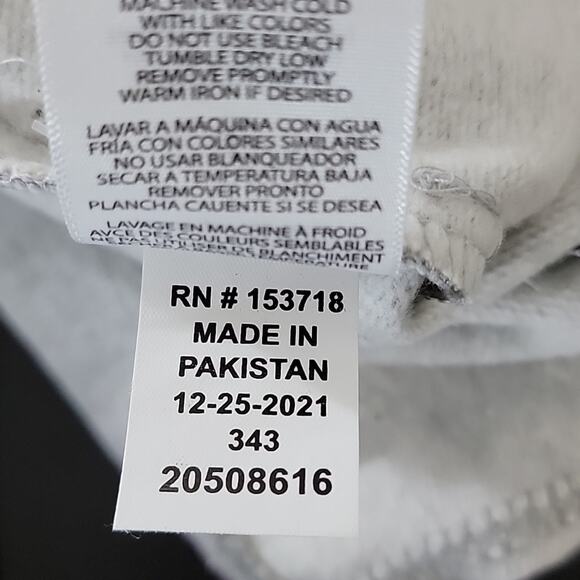 True Religion Youth Heather Gray Fleece Sweat Shorts Large - Picture 13 of 14